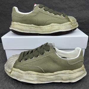 Zapatillas de lona casuales de verano con aumento de altura, estilo desgastado, de moda, con puntera de concha, para caminar - Product Image 1