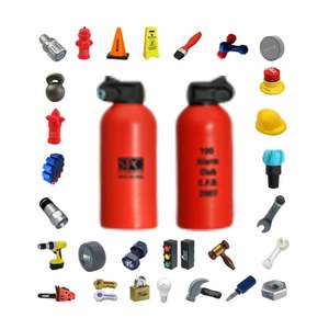 Balle anti-stress en forme d'extincteur, vente en gros, balle anti-stress promotionnelle en PU, balle anti-stress promotionnelle en forme d'extincteur - Product Image 1
