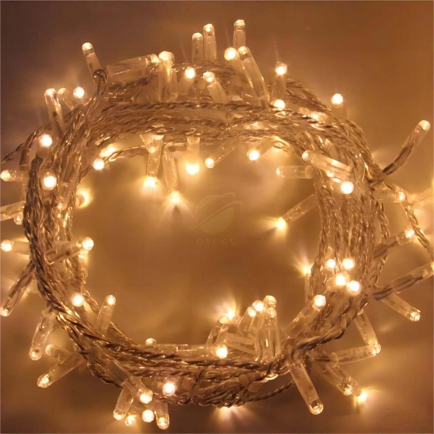 Outdoor Holiday Waterproof Color White Window Mini Led Decorative Curtain String Fairy Christmas Fountain Lights