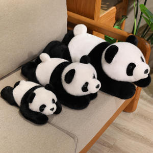 Nằm <span class=keywords><strong>Panda</strong></span> Thú Nhồi Bông Đồ Chơi Màu Hồng Lợn Đồ Chơi Sang Trọng Gối Fluffy Búp Bê Bé Đồ Chơi Quà Tặng Sinh Nhật - Product Image 2