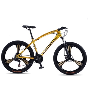 Bicicletta <span class=keywords><strong>da</strong></span> Montagna Stabile per Fuoristrada con Doppio Freno a Disco, Regalo Meraviglioso per Adulti, Ideale per Feste di Compleanno - Product Image 2