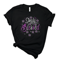 Strass thermocollants personnalisés Blessed Design pour vêtements et t-shirts