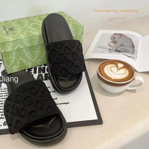 Sandales plates pour femmes, été, plage, cuir véritable, doublure en mesh, haute qualité - Product Image 2