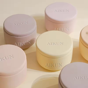 Aikun ขี้ผึ้งถั่วเหลืองเทด้วยมือหรูหราและเทียนเซรามิกกลิ่นหอมยาวนานสำหรับงานแต่งงานกลางและกิจกรรมพิเศษ - Product Image 5