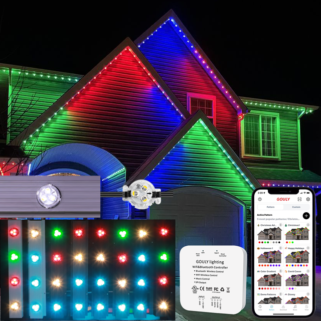 Hot Sale Ws2811 12v Rgbw Led Pixel Light Strings Led Lights for Decoration Christmas Light