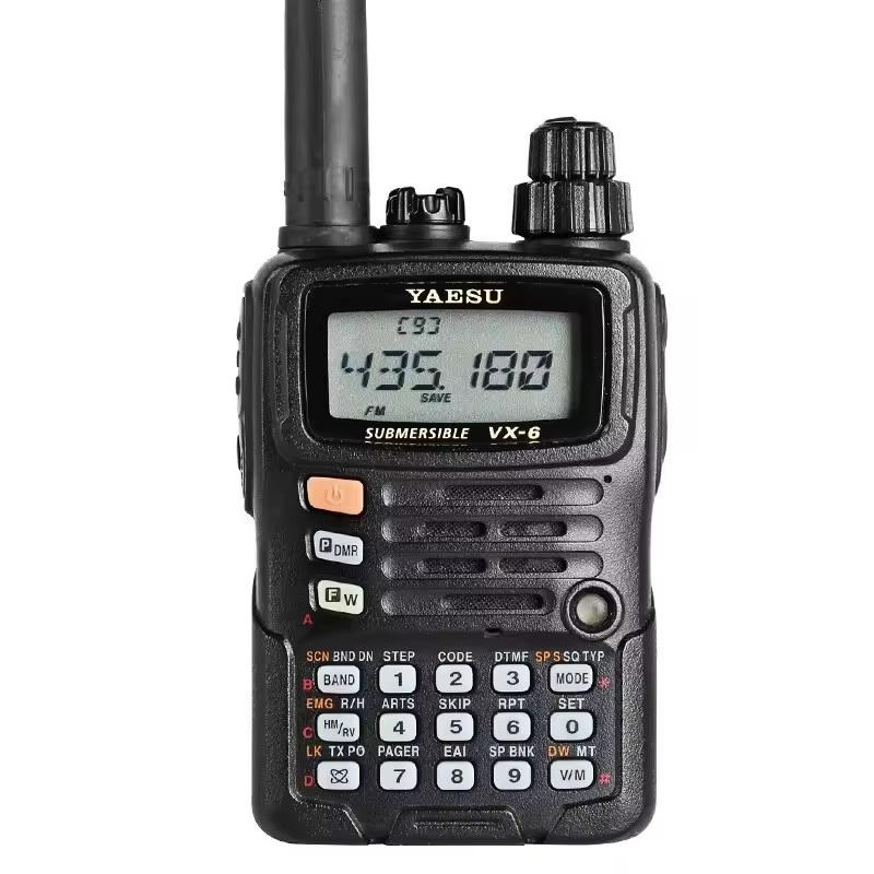 Yaesu VX-6 Waterproof Dual Band Walkie Talkie - 5W Long Range