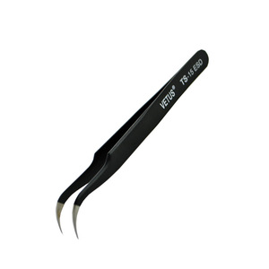 Vetus Tweezers TS-15ESD Antistatic Pointed Stainless Steel Non Magnetic <b>Precision</b> <b>Tool</b> - Product Image 4