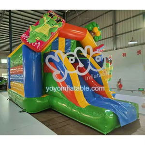 Château gonflable commercial pour enfants et adultes, trampoline gonflable, château sauteur avec toboggan, à vendre - Product Image 6
