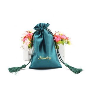 Emballage textile avec logo personnalisé - Pochette en velours avec cordon de serrage pour cils et bijoux, étiquette privée pour usage individuel - Product Image 6