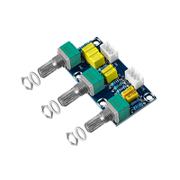 Module amplificateur de tonalité passif XH-M802, préamplificateur, réglage des fréquences basses et hautes, carte PCB électronique DIY, alimentation CC