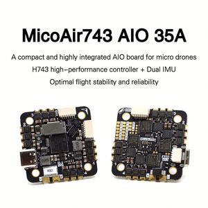MicoAir H743 AIO 35A AM32 25.5x25.5 3-6S ชุดควบคุมการบินระดับอุตสาหกรรม พร้อม IMU คู่ 480MHz โอเพ่นซอร์ส 32-บิต ESC รีโมท ABS - Product Image 2