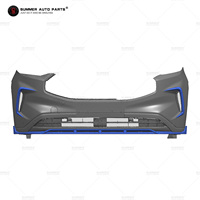 Kit Carrosserie d'Accessoires en Plastique ABS, Spoiler, Diffuseur et Lame de Pare-chocs Avant pour Ford Transit Custom