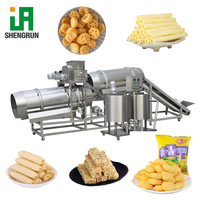 Machine de production complète de snacks croustillants au maïs soufflé Shengrun, ligne complète pour la fabrication de boules de fromage soufflées - Offre Spéciale