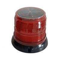 Lanterne de navigation maritime solaire à base magnétique, lumière ambrée, lanterne d'avertissement LED ambrée, lampe torche solaire jaune ambrée