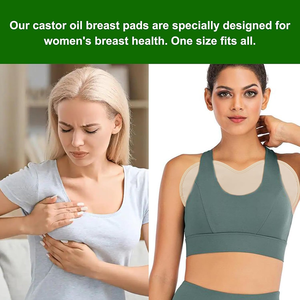 Castor Oil Pack <b>Breast</b> <b>Pad</b> Reusable Castor Oil <b>Pads</b> <b>Breast</b> Wrap Compress <b>Pads</b> for Relaxing Sleeping Soothing Castor Oil <b>Breast</b> - Product Image 3