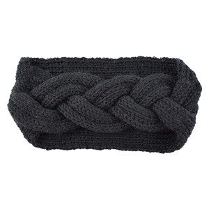 Diademas de punto <span class=keywords><strong>para</strong></span> niñ<span class=keywords><strong>a</strong></span> de invierno, banda elástica <span class=keywords><strong>para</strong></span> el pelo de ganchillo cálido, <span class=keywords><strong>turbante</strong></span> hecho <span class=keywords><strong>a</strong></span> mano en tamaño ancho, diseño de huesos de pescado con lazo grande - Product Image 2