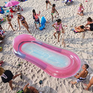 Hot bán <span class=keywords><strong>2025</strong></span> New Thời Trang xách tay PVC Inflatable nước võng nổi Hàng bền mùa hè bơi nệm - Product Image 4