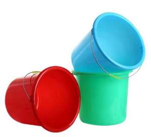 Secchio <span class=keywords><strong>in</strong></span> <span class=keywords><strong>Plastica</strong></span> da 5L/10L di Alta Qualità con Manico <span class=keywords><strong>in</strong></span> Ferro - Product Image 1