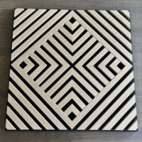 Panneau acoustique 3D de qualité professionnelle, forme géométrique, panneau acoustique en fibre de polyester pour l'atténuation du son