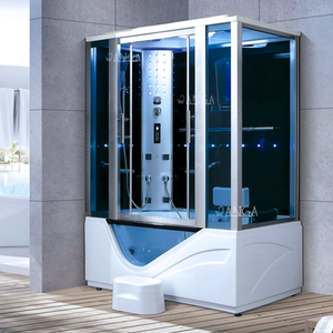 <span class=keywords><strong>Baignoire</strong></span> fonctionnelle Jacuzzis <span class=keywords><strong>avec</strong></span> bain de vapeur bain à remous <span class=keywords><strong>Cabine</strong></span> Salle de massage japonaise <span class=keywords><strong>Cabine</strong></span> De Douche Portable à vapeur Salle de douche - Product Image 5