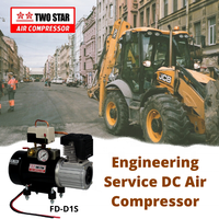 Compresseur d'air professionnel, pompe à longue autonomie, sans huile, résiste aux intempéries, 12 V/24V