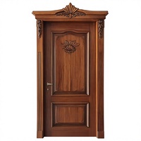 Portes intérieures en bois massif, nouveau design, vente d'usine Sunnysky, pour entrée principale de maison, avec cadre pour application extérieure