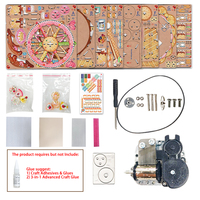 Pour la vente en gros : Kit de boîte à musique DIY en bois, puzzle 3D rotatif Sweet Wheel, jouet éducatif pour agent de marque