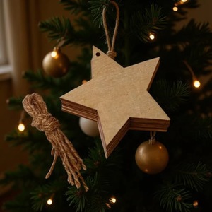 Pezzi di Legno Grezzo Non Finiti per Decorazioni Fai-da-Te, Disegno, Graffiti, Ornamenti, Decorazioni Natalizie, Materiali per Artigianato - Product Image 5