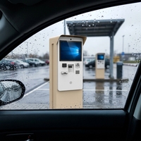 Kiosque de commande extérieur pour stationnement 17/19/21 pouces écran tactile scan QR code POS paiement kiosque en libre service