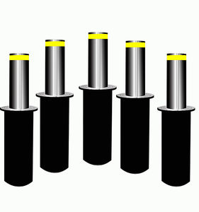 حاجز هيدروليكي أوتوماتيكي مدمج مسبقًا ، شرائط قابلة للسحب مع جهاز تحكم عن بعد لتطبيق الهاتف - Product Image 3