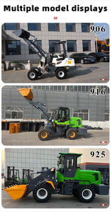 Mini-chargeuse sur pneus électrique compacte de qualité supérieure avec godet et <span class=keywords><strong>pelle</strong></span> frontale 4x4 - Product Image 4