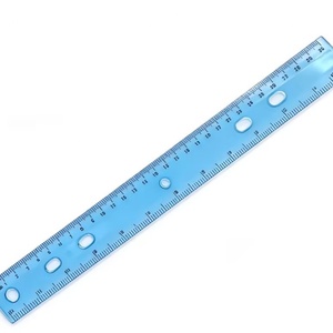 Regla de Colores para Papelería en Promoción a Bajo Precio, Regla de 6 Orificios, Regla Recta de Plástico de 30 cm, Regla Escolar para Medir - Product Image 2