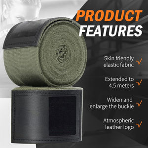 <span class=keywords><strong>Bandage</strong></span> de <span class=keywords><strong>boxe</strong></span> professionnel personnalisé de 3m/5m pour Kickboxing Muay Thai MMA bandages de mains pour le karaté - Product Image 2
