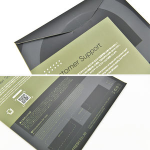 Carton noir personnalisé Enveloppes en papier noir luxueux Boîte pour <span class=keywords><strong>film</strong></span> de protection - Product Image 5
