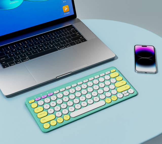 CK160 Wireless Keyboard, X-Structure for 3-Device Connection