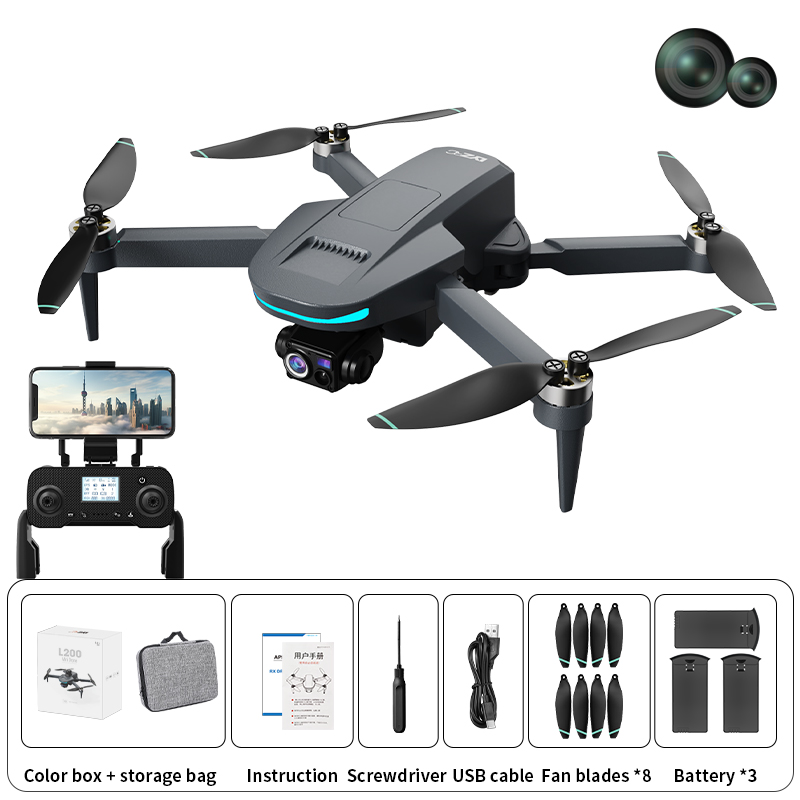 L200 PLUS สามไฟฟ้า (ไม่มีอุปกรณ์หลีกเลี่ยงสิ่งกีดขวาง)