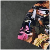 Gorros de punto con estampado digital, estilo europeo americano, de moda, streetwear, hip-hop, retro, unisex, casuales y versátiles.