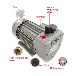 Wordfik VD8 8m 3/h 370W pompa vakum tanpa minyak ringkas kecil untuk mesin isap gigi Roadblock listrik otomatis - Product Image 4