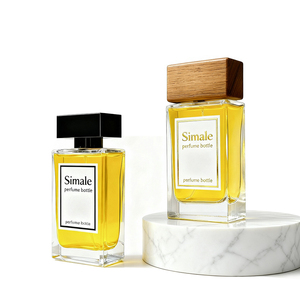 Elegante e Raffinato Design Popolare di Flacone Quadrato in Vetro per Profumo con Spruzzatore, Sigillatura e Confezione per <span class=keywords><strong>Tutti</strong></span> - Product Image 1