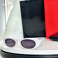 Lunettes de soleil unisexes à monture carrée intégrale avec verres dégradés, protection UV, monture orange, vente en gros, personnalisables