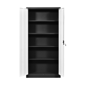 Cao hai cửa ra vào ánh sáng màu xám thứ hai tay 4 lớp thép lưu trữ tủ/kim loại văn phòng nội các tập tin - Product Image 3