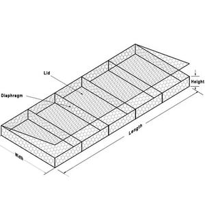 2*1*0.5 High Quality 80x100 Pvc Coated <strong>Gabion</strong> Mattress <strong>Gabion</strong> Wire <strong>Mesh</strong> <strong>Gabion</strong> Basket Wall in Philippines for Sale - Product Image 2