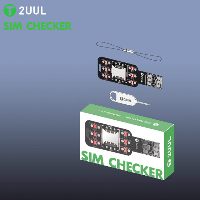 2UUL SIM Mobile Phone SIM Checker Module Dual-SIM Repair Kit for Fault Detection