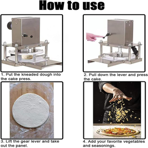 Máquina Comercial para Aplanar Masa de Pizza y Pastel, Prensa Aplanadora de Masa, ¡Gran Oferta! - Product Image 6