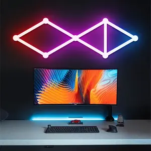 LED Light Bar For Gaming Streaming Smart Wall Light Dimmable DIY Line Glides Wall Light