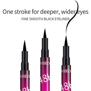 新款时尚批发化妆薄光滑眼线笔液体耐用防水眼线笔 - Product Image 5
