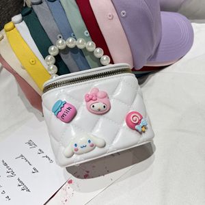 Schattige Cartoon Jelly Crossbody Tas Meisjes Kinder Mini Handtas Rits Sluiting Modieuze Pvc Waterdichte Polyester Voering Munt - Product Image 6