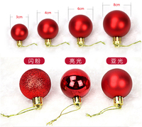 Fabrikpreis Großhandel Günstige Weihnachtskugeln mit Individuellem Muster Bruchsichere Weihnachtsbaum-Deko-Ornamente