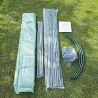 Haute qualité étanche uv protéger durable en plastique plantation maison serre cadre en métal agriculture serre