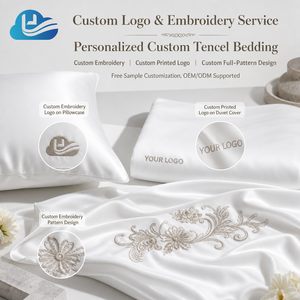 Set di Biancheria da Letto di Lusso Leggero Personalizzato Certificato OEKO-TEX Standard 100 GOTS 60S Eco-Consapevole Cloudland - Product Image 4